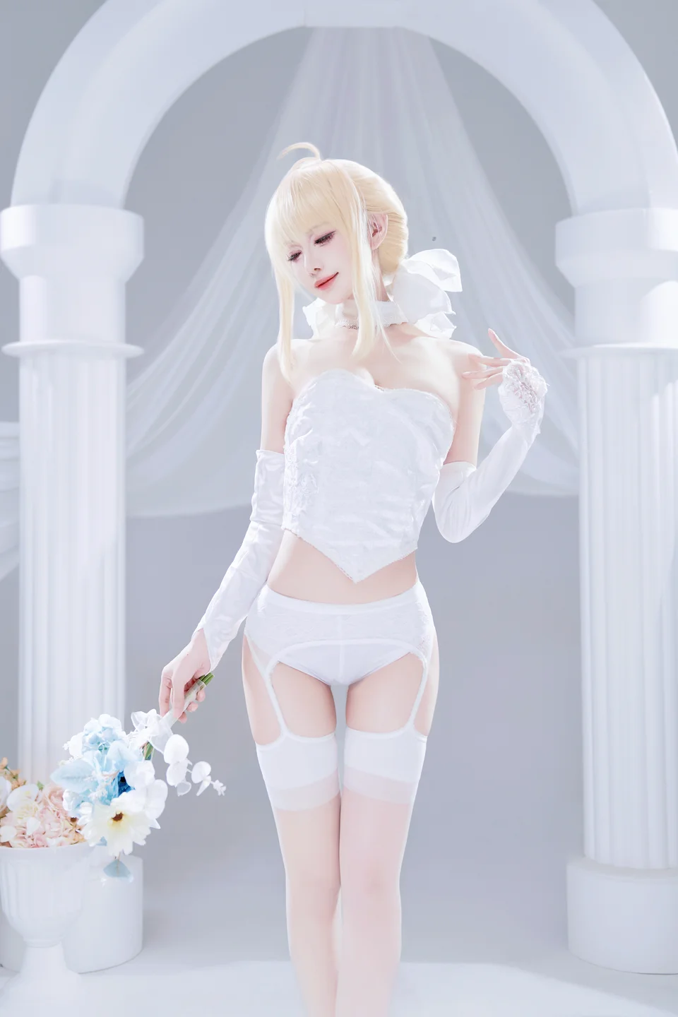 Shika小鹿鹿 - Fate Saber花嫁 [22P-284MB] tg@simisebaisi 【丝足阁】014.webp